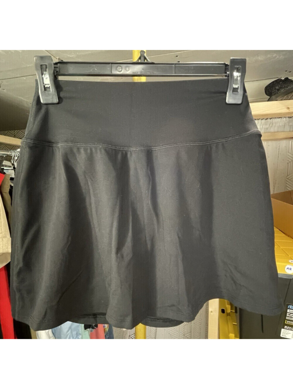 CRZ YOGA Women's Black Tennis Golf Skirt Skort Athletic Shorts Stretch M 8/10